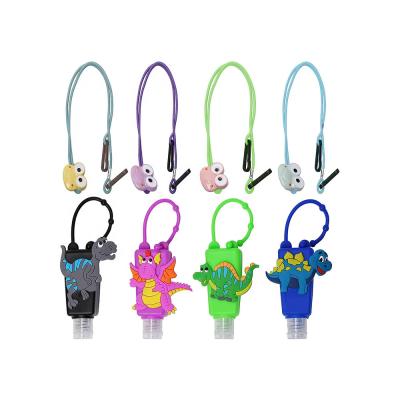 China Cute Adjustable Polyester Unicorn Dinosaur Lanyard For Facemask Kids for sale