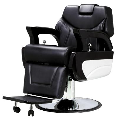 China Wholesale Barber Chair Hydraulic Pump Black Hair Shop Equipment Beauty Salon Salon Hairdressing Chair Craftsman Barber Chair for sale