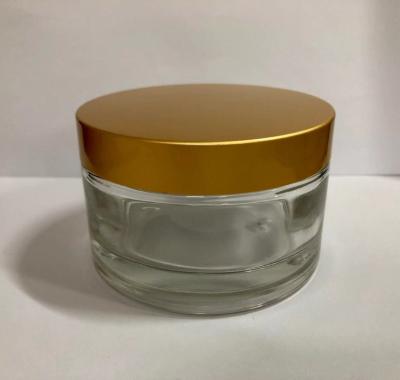 China 200g van de het Maskerroom van het glasgezicht van de de Kruikenroom de Verpakking van Botttle Skincare, grote capaciteitsoem Te koop