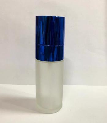 China Glass Fundation Bottles Pump Container 40ml Makeup / Skin Care Packaging Customized Color And Printing for sale