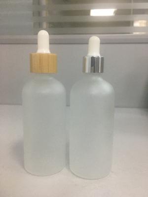 China van het het Glasdruppelbuisje van 100ml 120ml Berijpt de Flessenschroefdeksel MSDS voor Etherische olie Te koop