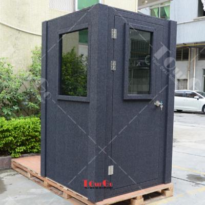 China Galvanized Steel Soundproof Booth Office Portable Soundproof Booth Music Recording for sale