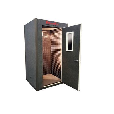 China Economical Galvanized Steel 4' x 4' Single Personal Vocal Booth for Recording Studio for sale