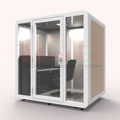 China Modular Portable Soundproof For Musical Instrument Training Center Call Office Home Phone Booth for sale