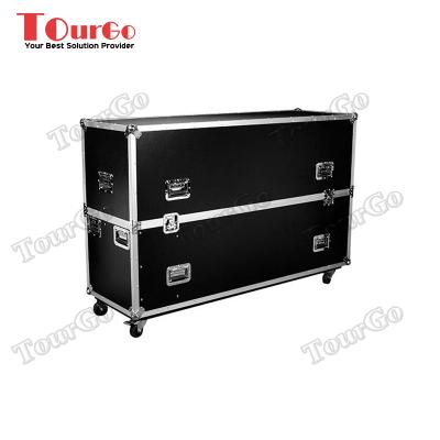 China flame retardant & Tourgo Plasma TV Carrying Case Top Grade Waterproof Manufacture Universal Double 46 Inch TV Flight Case On Sale for sale