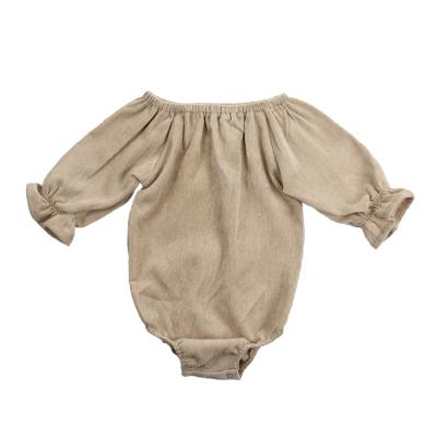 China Spring Babies Super Soft Cotton Wholesale Organic Long Sleeve Boutique High Quality Romper for sale