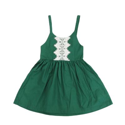 China 2021 New Design Breathable Boutique High Quality Girls Dress Summer Lace Babies Dress Party Sleeveless Babies Dress for sale