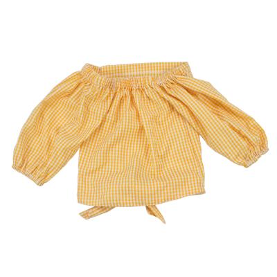 China Wholesale Bulk Anti-Shrink Kids Striped Clothes Cute Baby Summer Clothes Elegant Fashion Kids Girls Blouse for sale