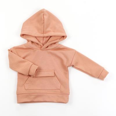 China High Quality Organic Cute Pink French Terry Cloth Winter Boutique Girls Anti-pilling Full Sleeve Baby Tops Gift for sale