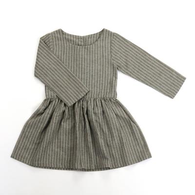 China 2021 Wholesale Anti-static Simple Canvas Plaid Checked Dress Design Medium Length Soft Clothes for sale