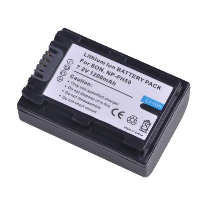 China Camera np-fh50 lithium ion camera battery pack for Sony A230 A330 A290 A380 A390 HDR-TG1E TG3 TG5 TG7 DSC-HX1 for sale