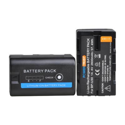 China Camera factory price camera battery called bp-u30 14.4v 2600mAh battery for Sony brand digital battery for sale