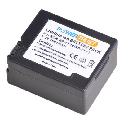 China NP-FF70 1600mAh Camera Battery for Sony NP-FF71 NPFF71 NPFF70 DCR-HC1000 DCR-HC1000E for sale