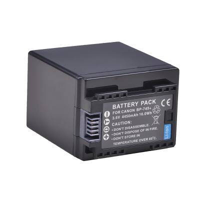 China Camera BP-745 Rechargable lithium ion battery for Canon HF406 R3 VIXIA HF M50 HFM50 M500 M52 R30 BP-745 for sale