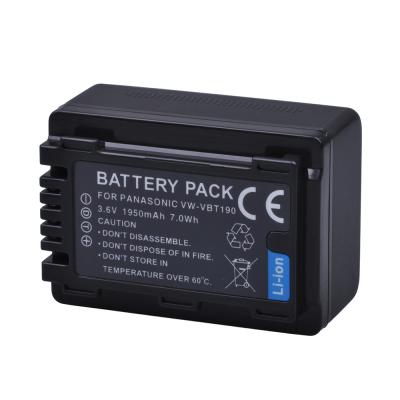 China VW-VBT190 1950mAh Camera Battery for Panasonic HC-V110 HC-V130 HC-V160 HC-V180 HC-V201 HC-V250 HC-V260 for sale