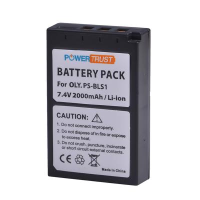 China PS-BLS1 Camera Battery 2000mAh Rechargeable Batteries For OLYMPE E400 E410 E420 E450 E620 EP1 EP2 EPL1 EPL2 EPL3 for sale