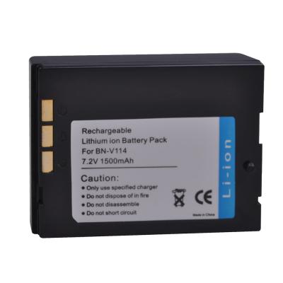 China 1500mAh BN-V114 Camera Battery Rechargeable Batteries For JVC GR-DVP1 GR-DX100EK GR-DX45 GR-DVP3 GR-DX106 GR-DX48 GR-DVP3 Camera for sale