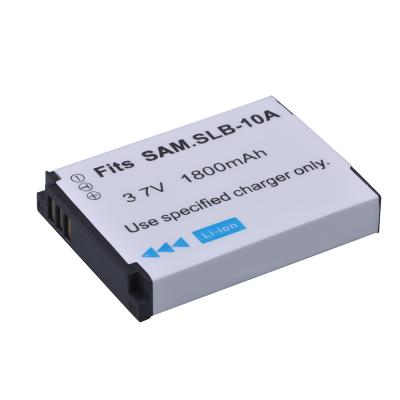 China 3.7V 1800mAh SLB-10A Camera Battery For Samsung PL50 PL60 PL65 P800 SL820 WB150F WB250F WB350F WB750 WB800F WB500 for sale