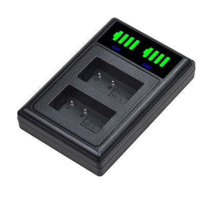 China Dual Camera NB-7L LED USB Fast Battery Charger for Canon Camera Battery NB7L for sale