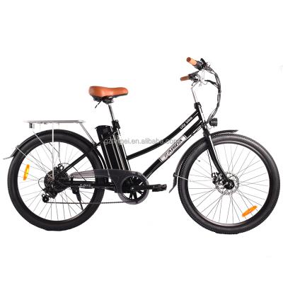 China Dropshipping EU Warehouse Adults 26 Inch 350W Steel Electric City Bike E Bike Urban Bicycle for sale