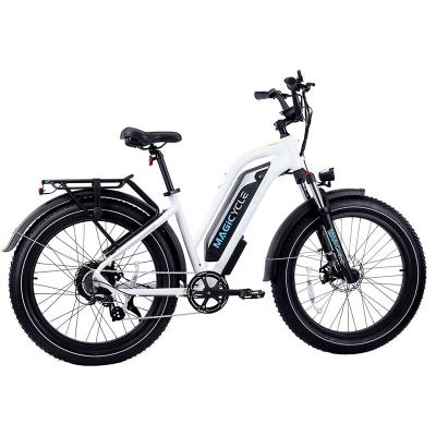 China Aluminum Alloy American US Warehouse Free Shipping Tire 26 Inch Fat Electric City E Bike Adult Snow Bicycle for sale