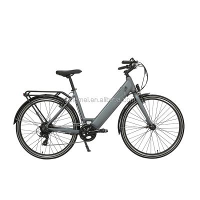 China New 2021 standard step by lady e bicycle 28 inch urban battery city electric bike 36v 250w for sale