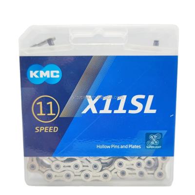 China KMC Bicycle Chain X11SL 11 Speed ​​Road Bike 118 Links Mountain Bike Chain Steel Bicycle Chain for sale