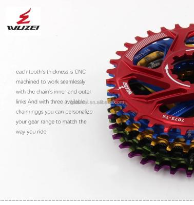 China WUZEI GXP Chainrings Mountain Bikes Mountain Bike Bicycle Sprocket 40/42T 8/9/10/11/12 Speed ​​MTB Crank Sprocket for sale