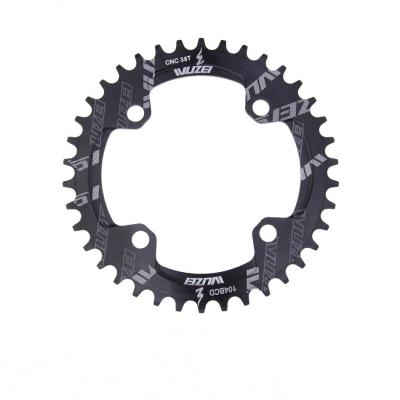 China Mountain Bikes Bicycle Round Shape Wide Narrow Ring Chain Bicycle Sprocket 40/42T 104BCD Chain Wheel for sale