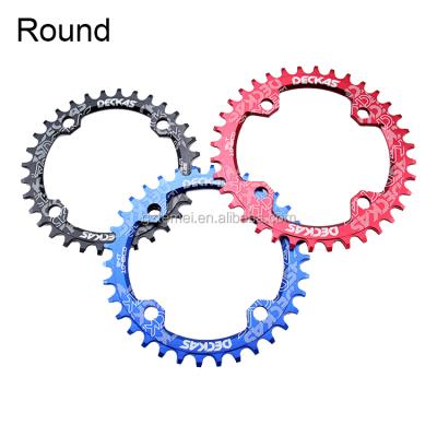 China Mountain Bikes 104BCD Around MTB Mountain Bicycle 32T 34T 36T 38T Single Tooth Plate Narrow Wide Chain Ring for sale