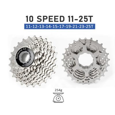 China Steel SUN 10 Speed ​​11-25 Bike 28 32 36 40 42T Freewheel MTB Mountain Bike Bicycle Cassette Sprockets for sale