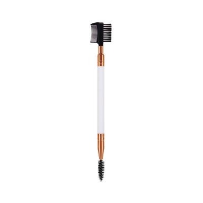 China Wholesale Comfortable Selling Stain Double Makeup Brush Double Eyelash Brush Eyebrow Brush Eyebrow Brush for sale