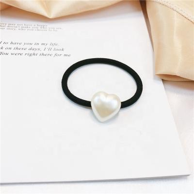 China Popular YDM Love Hair Rope Headdress Pearl Female Hair Tie Simple Hair Accessories for sale