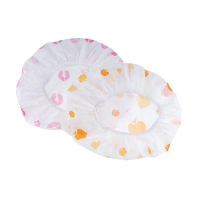 China 1 Pcs Sustainable Waterproof Shower Cap Thickened Elastic Shower Hatwomen Hair Salon Bathroom Products Shower Cap for sale