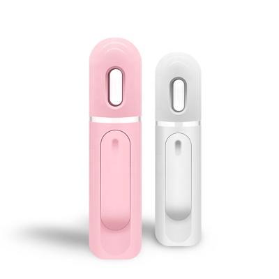 China Beauty Products Mini Nano Mist Sprayer Handheld Electric Facial Moisturizer Steamer for sale