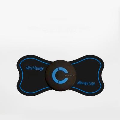 China Portable Electric NECK Muscle Stimulator Mini Ems Pads Pulse Vibrator Neck Massager for sale