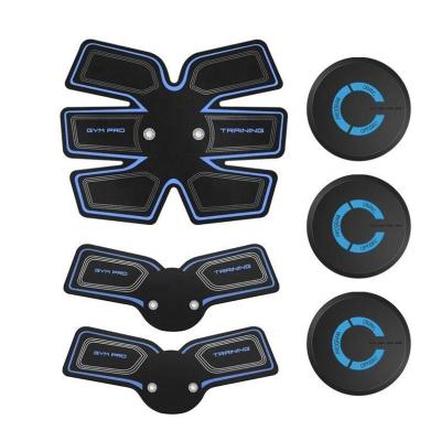 China 6 Pack Body USB ABS Stimulator Wireless Charging Trainer Toning Electronic Belt EMS Abdominal Muscle Stimulator for sale