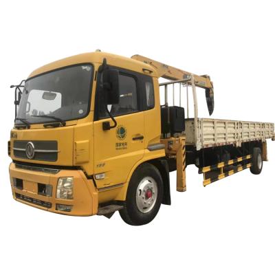 China CRANE TRUCK Used Dongfeng Crane Truck, 8 ton manual diesel 221kw for sale