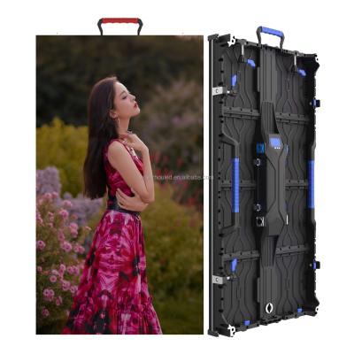 China Indoor Rental Portable LED Display Screen Panel P2.604 Indoor Backdrop Hanging Raising Up LED Video Wall 500*1000 Panel Stage Background for sale