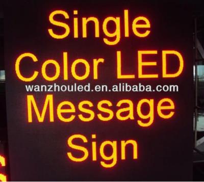 China Road side school technology new text message led screen for sale