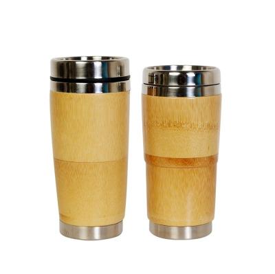 China Sustainable Eco-Friendly Bamboo Tumbler With Lid Water Cup Customized Hot Selling Logo Wine Tumbler Office Leisure Coffee Tumbler for sale