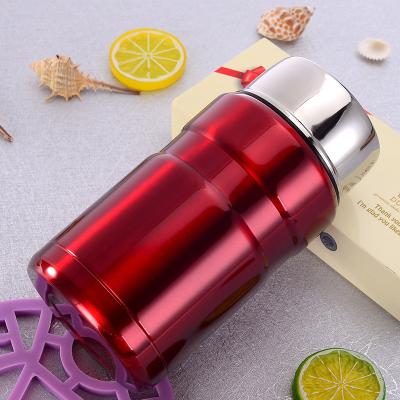 China Business Stainless Steel Lunch Food Jar, Empty Insulated Stainless Steel Lunch Thermos Flask, Insulated Soup Pot for sale