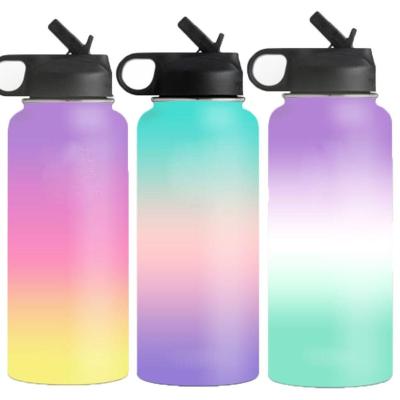 China Free Sample 32oz 40oz Insulated Sports Water Bottle Stainless Steel Wide Mouth Bottle Double Wall Insulated Water Bottle for sale