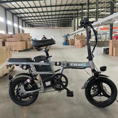 China Steel Frame Rear Hub Motor Electric Bicycle Small Folding Chain-Locked and Hotly Sought-After for sale