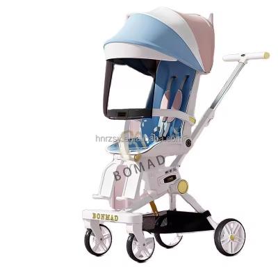 China Carbon Steel Frame High Landscape Baby Carriage for Minibike/Pocketbikes 3 in 1 Stroller for sale