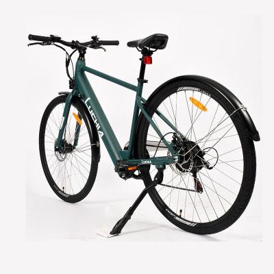 China 350w Electric Folding Bicycle 14inch 48v Electric City Bike with Rear Wheel Disc Brake for sale