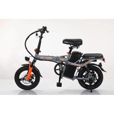 China Folding Electric Bicycle 350W Scooting Battery Car with Aluminum Alloy Frame and 11Ah Battery Capacity for sale