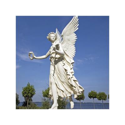 China Outdoor Sculpture Angel Wings Statue Outdoor Garden Bronze Large Angel Bronze Sculpture in Europe Hot Selling Decoration for sale