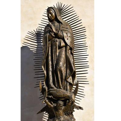 China Europe Outdoor Life Size Metal Catholic Religious Sculptures Casting Bronze Saint Lawrence Statue With Bible for sale