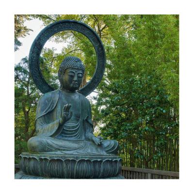 China Thailand Golden Fenshui Maitreya Buddha Statues Copper Zen 3 Europe Statue Decor Giant Outdoor Home Large Bronze for sale